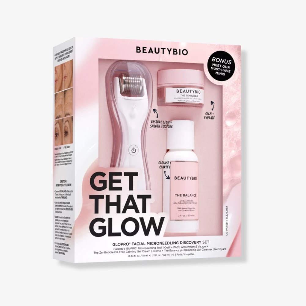 BeautyBio GloPro Facial Microneedling Discovery Set